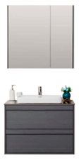 Mdf Bathroom Furniture + Mirror