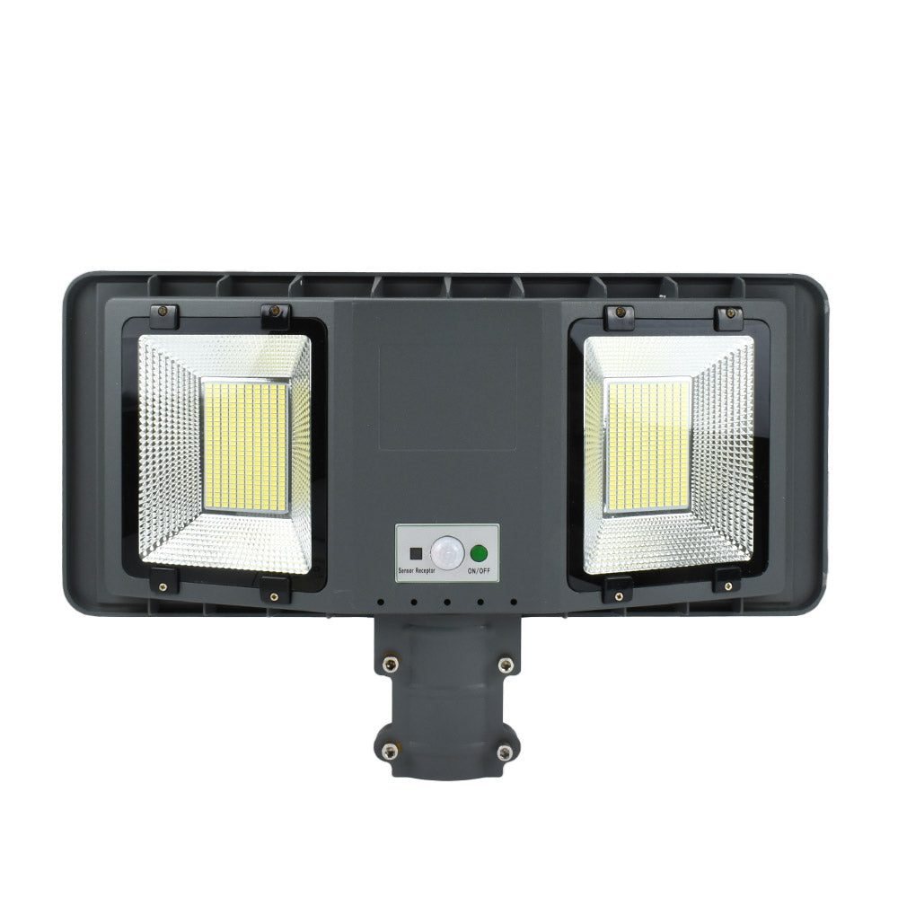 Double 300w Solar Lamp with Built-in Solar Panel + Installation Base