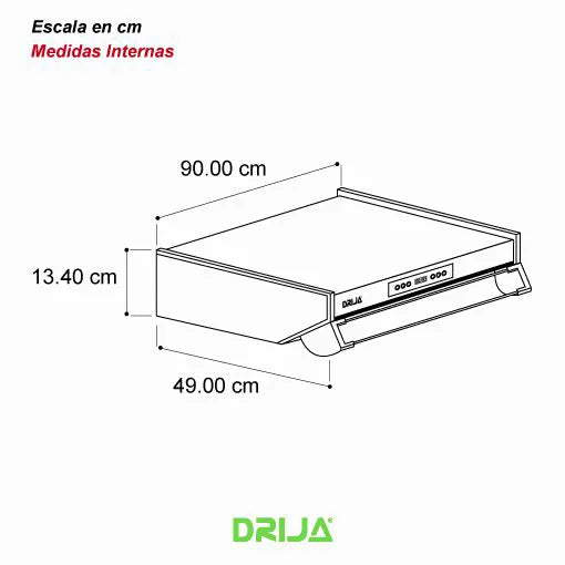 Extractor de Grasa Negra Slim Touch 90