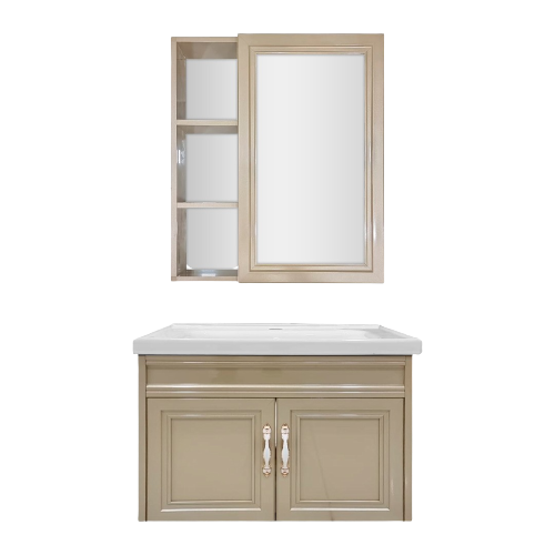 Bathroom Furniture + Aluminum Mirror 60 cm