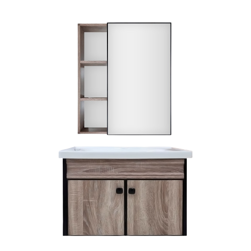 Bathroom Furniture + Aluminum Mirror 60 cm