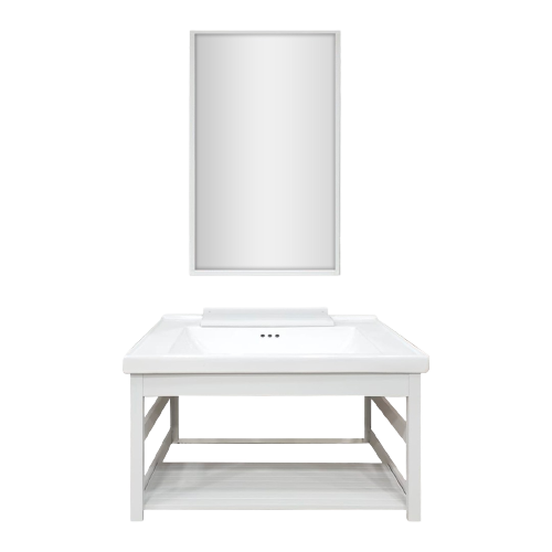 Bathroom Furniture + Aluminum Mirror 60 cm