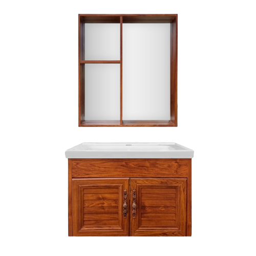 Bathroom Furniture + Aluminum Mirror 60 cm