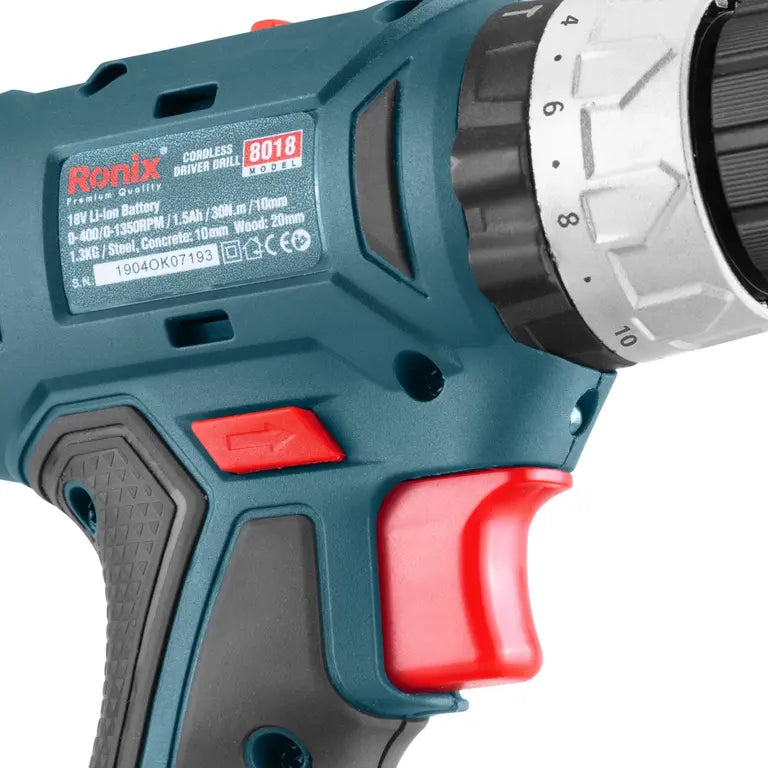 Cordless Hammer Drill + 2 Batteries