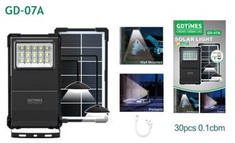 Solar Lamp With Two Bulbs