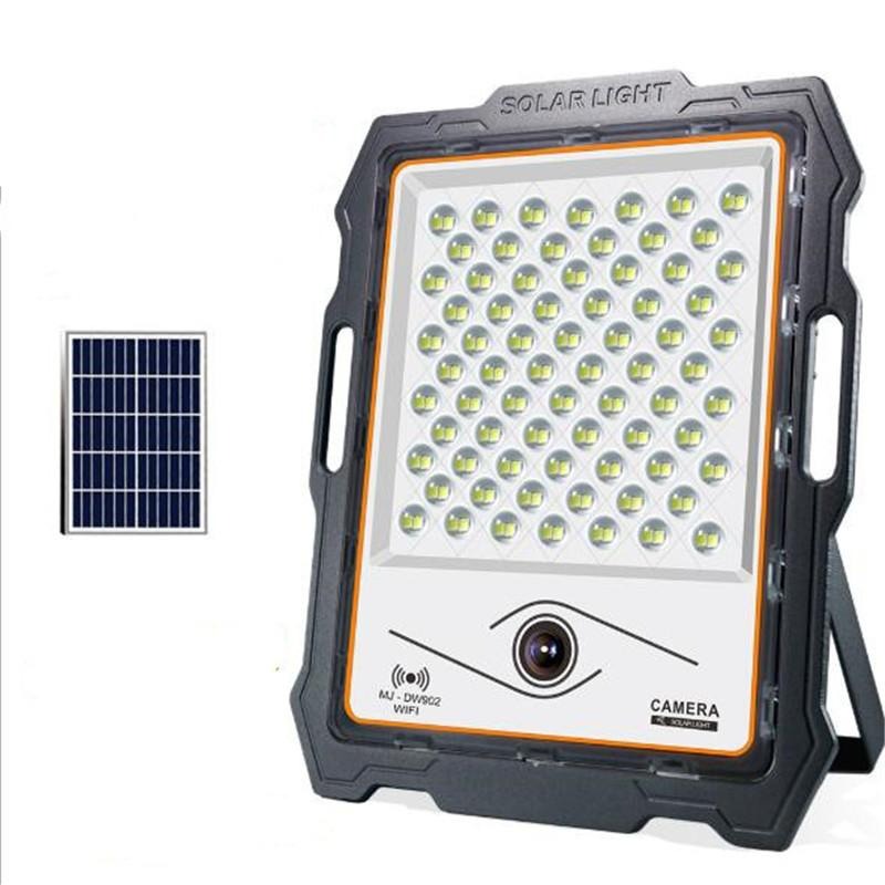 Lampara Solar 100w Con Cámara 1080P