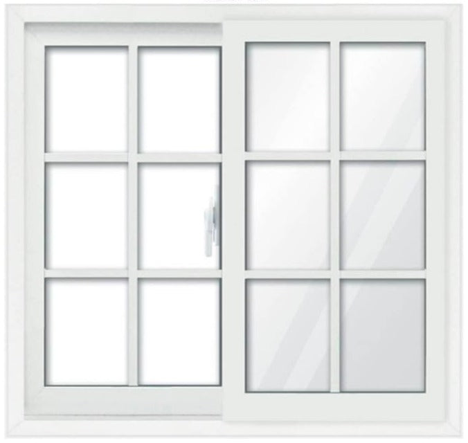 Ventana Francesa De Pvc 100X100 cm