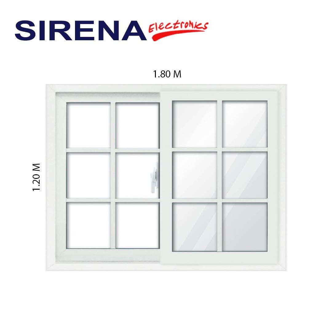 Ventana Francesa De Pvc 180X120 cm