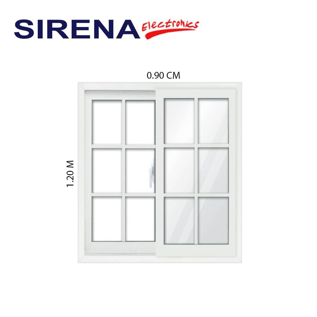 Ventana Francesa De Pvc 90X120 cm