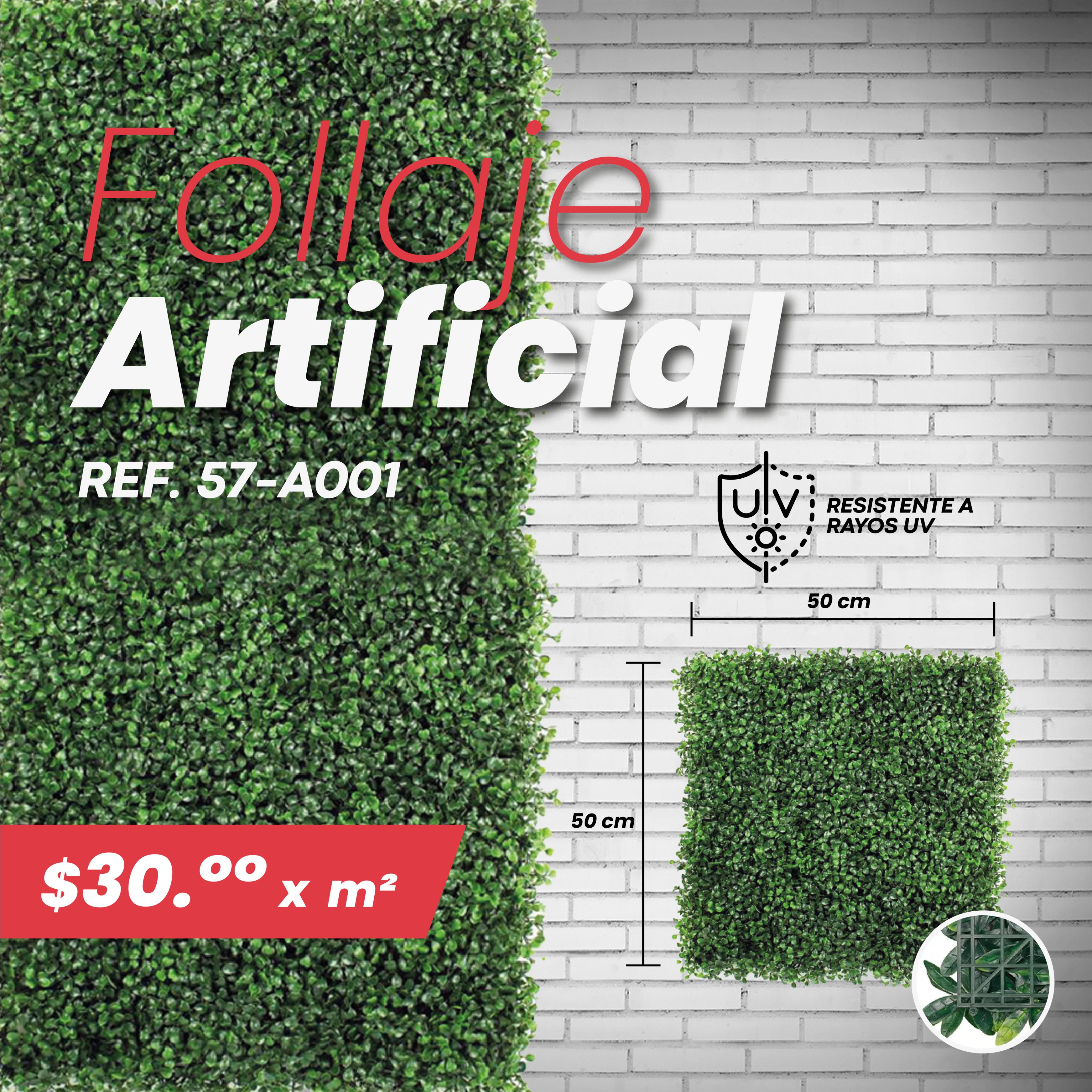 FOLLAJE ARTIFICIAL 50*50CM