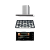 COMBO B PREMIUM - DRIJA - 90CM / 36” - ACERO(Estufa, Horno y Extractor).