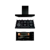 COMBO A PREMIUM - DRIJA - 90CM / 36” - GLASS (Stove, Oven and Extractor).