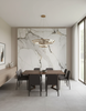 UVPVC MARBLE - CREAM MARBLE WHITE - 1.22MX 2.80MX 4 MMB - GLOSSY