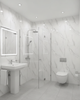 UVPVC MARBLE - CREAM MARBLE WHITE - 1.22MX 2.80MX 4 MMB - GLOSSY
