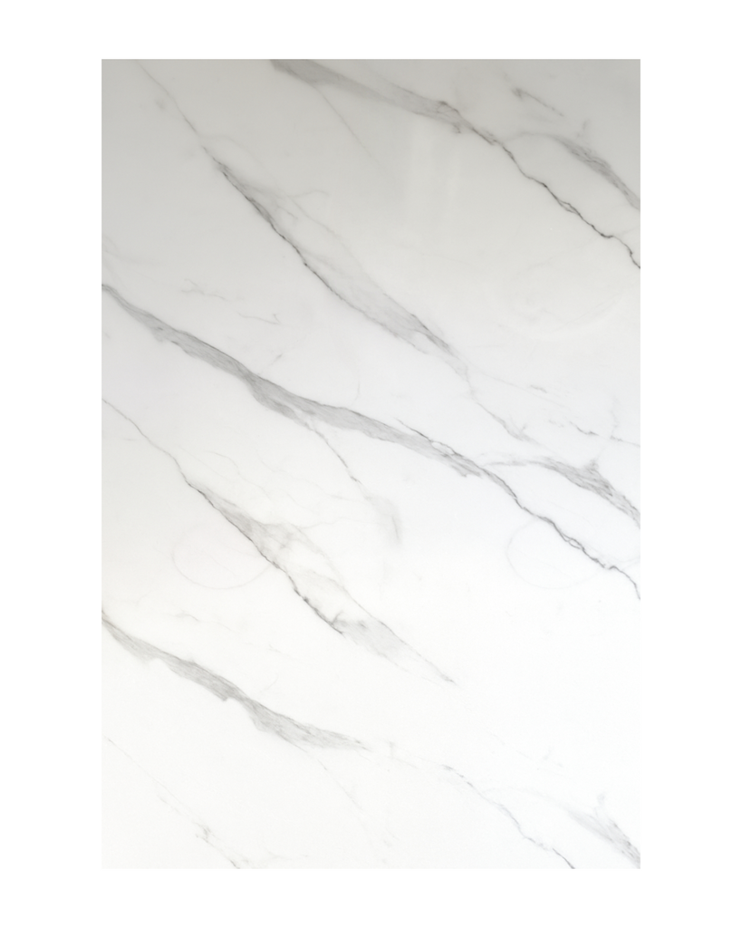 UVPVC MARBLE - CREAM MARBLE WHITE - 1.22MX 2.80MX 4 MMB - GLOSSY