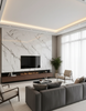 UVPVC MARBLE - CREAM MARBLE WHITE - 1.22MX 2.80MX 4 MMB - GLOSSY