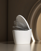 INODORO INTELIGENTE DE PISO CON BIDET, SECADO Y CONTROL REMOTO 680X420X470MM S-TRAP 300MM 951E-WC