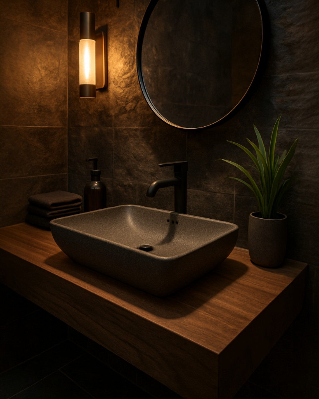 LAVAMANO DE PORCELANA VITRIFICADA - 585*410*165MM - 9018