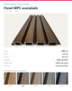 LÁMINA WPC ACANALADA EXTERIOR 2900×218×24.5MM | MODELO 99201 | ELM | BOLSA 2 PIEZAS