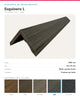 ESQUINERO L PARA LÁMINA WPC EXTERIOR 2900×50×50MM | JADE