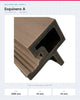 ESQUINERO A PARA LÁMINA WPC EXTERIOR 2900×43×43MM | SEA SAND