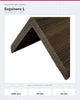 ESQUINERO L PARA LÁMINA WPC EXTERIOR 2900×50×50MM | ELM