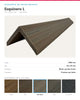 ESQUINERO L PARA LÁMINA WPC EXTERIOR 2900×50×50MM | SEA SAND