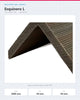 ESQUINERO L PARA LÁMINA WPC EXTERIOR 2900×50×50MM | SEA SAND