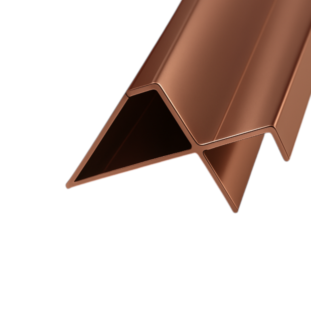 PERFIL DE ESQUNA V - ALUMINIO