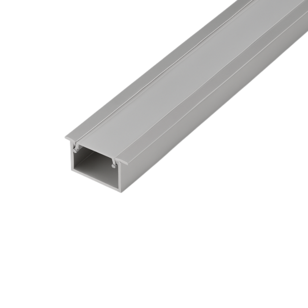 PERFIL DE CONEXIÓN CENTRAL CON DIFUSOR PARA TIRA LED - ALUMINIO