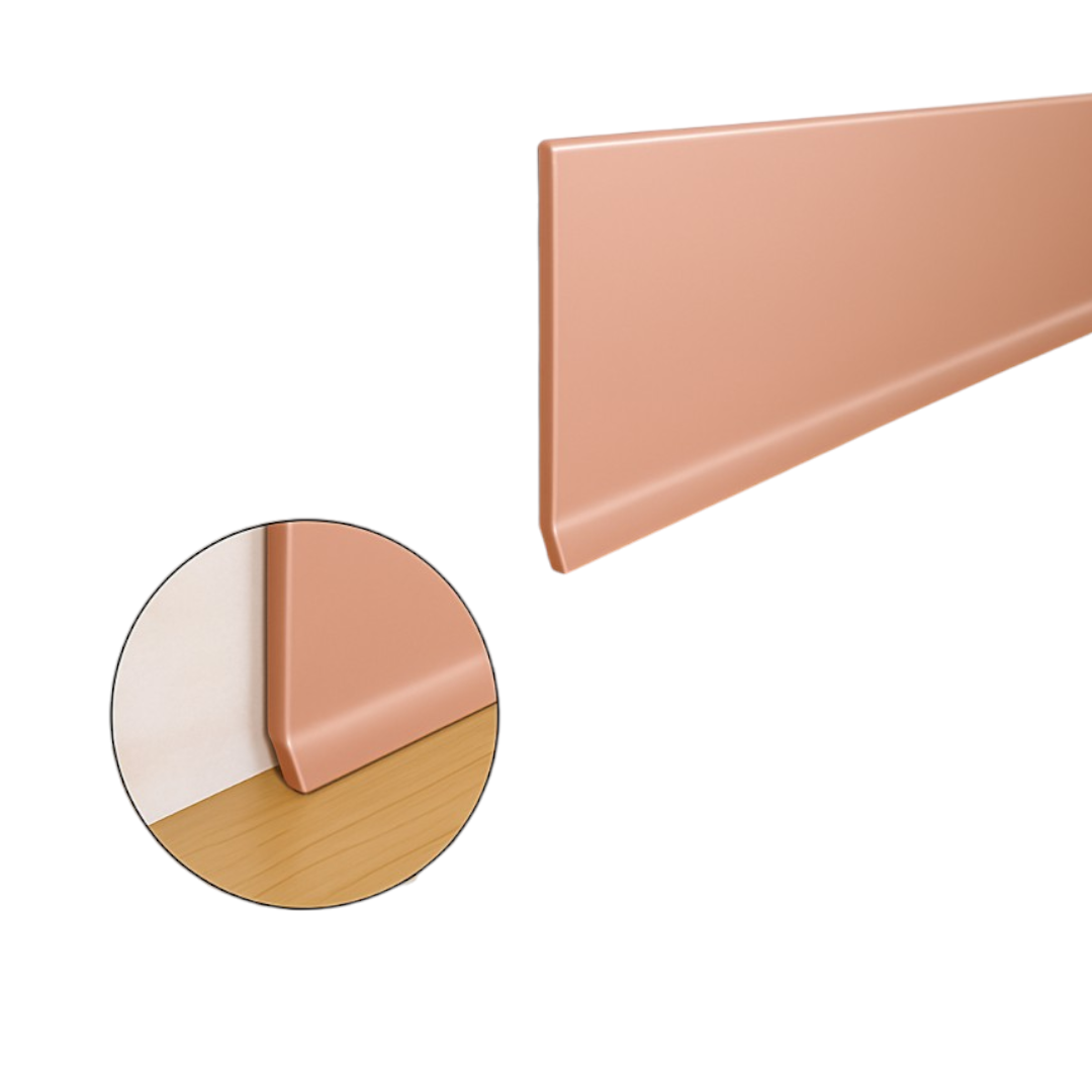 LÍNEA DE RODAPIÉ ADHESIVA DE 10 CM - ALUMINIO - 2.50ML