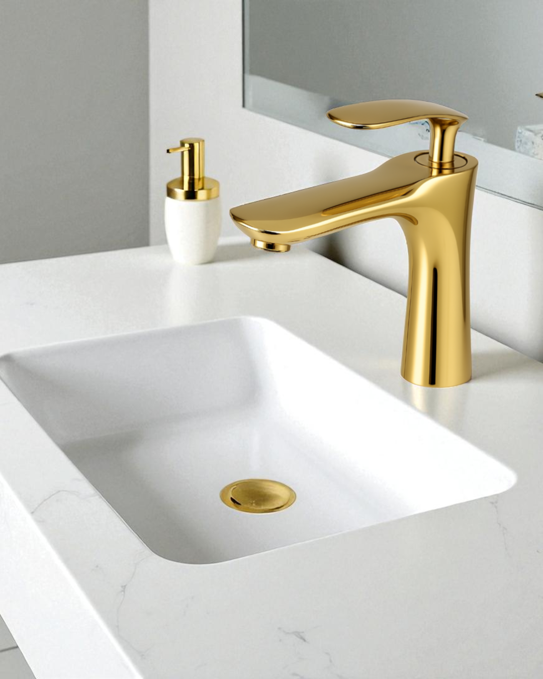 GRIFO DE BAÑO - COBRE - CROMADO / NEGRO / GRIS / DORADO / XJD-001 / XJD-002 / XJD-003 / XJD-005