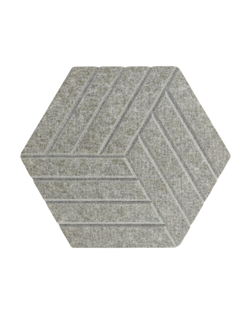 PANEL ACÚSTICO DE POLIÉSTER BRONCE 40×40 CM – 8 MM