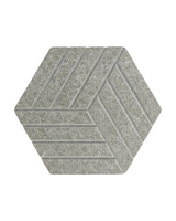 PANEL ACÚSTICO DE POLIÉSTER BRONCE 40×40 CM – 8 MM