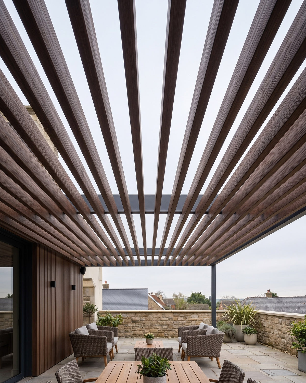 TUBO WPC EXTERIOR DE 3 CÁMARAS 2900×90×40MM | ELM | BOLSA 4 PIEZAS