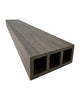 TUBO WPC EXTERIOR DE 3 CÁMARAS 2900×90×40MM | JADE | BOLSA 4 PIEZAS