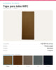 TAPA PARA TUBO WPC 90×40MM | TIMBER