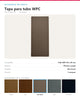 TAPA PARA TUBO WPC 90×40MM | SEA SAND