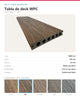 PISO DECK WPC EXTERIOR 2900×140×22MM | ELM | BOLSA 3 PIEZAS