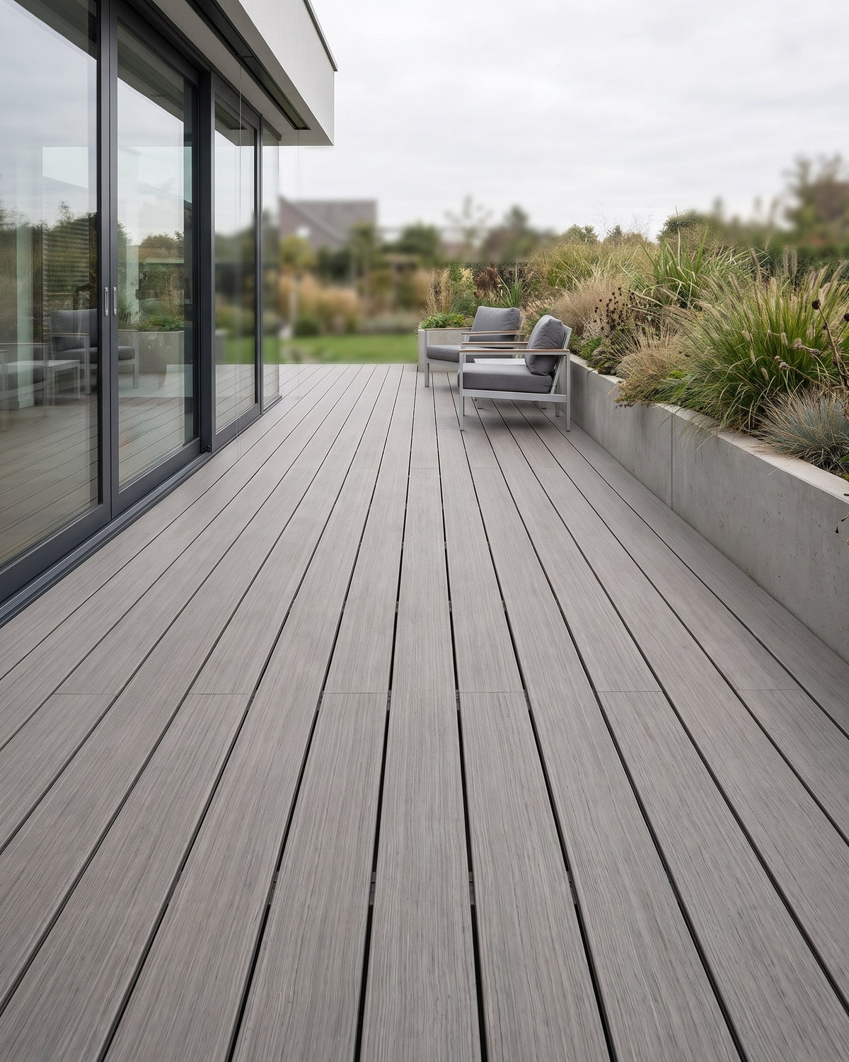 PISO DECK WPC EXTERIOR 2900×140×22MM | JADE | BOLSA 3 PIEZAS