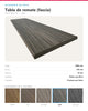 TABLA DE REMATE (FASCIA) PARA PISO DECK WPC 2900×140×10MM | JADE