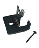 CLIP FINAL DE ACERO INOXIDABLE PARA PISO DECK WPC | NEGRO
