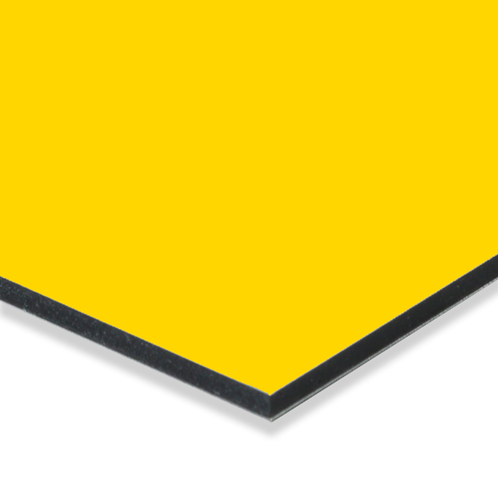 COMPOSITE ALUMINUM SHEET - ACM - 1220*2440 - GLOSSY YELLOW