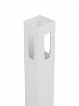 POSTE PARA CERCA DE PVC BLANCO 3 VÍAS 12.7X12.7CM FÁCIL INSTALACIÓN