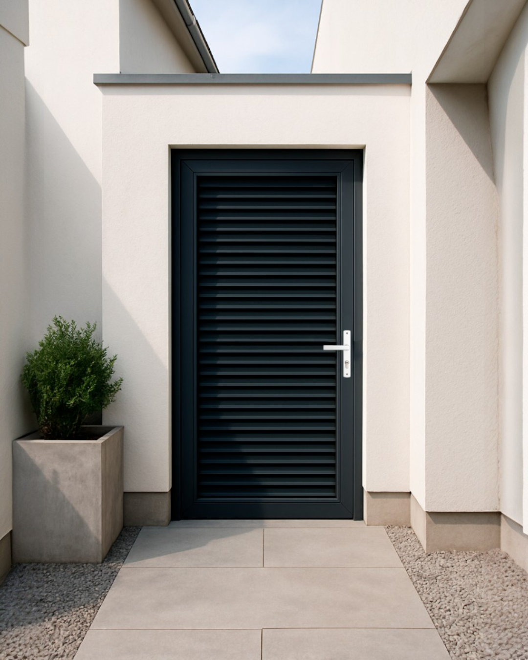 Puerta De Aluminio Tipo Louvers - 97CM X 2.15M - | Sirena Home Panama