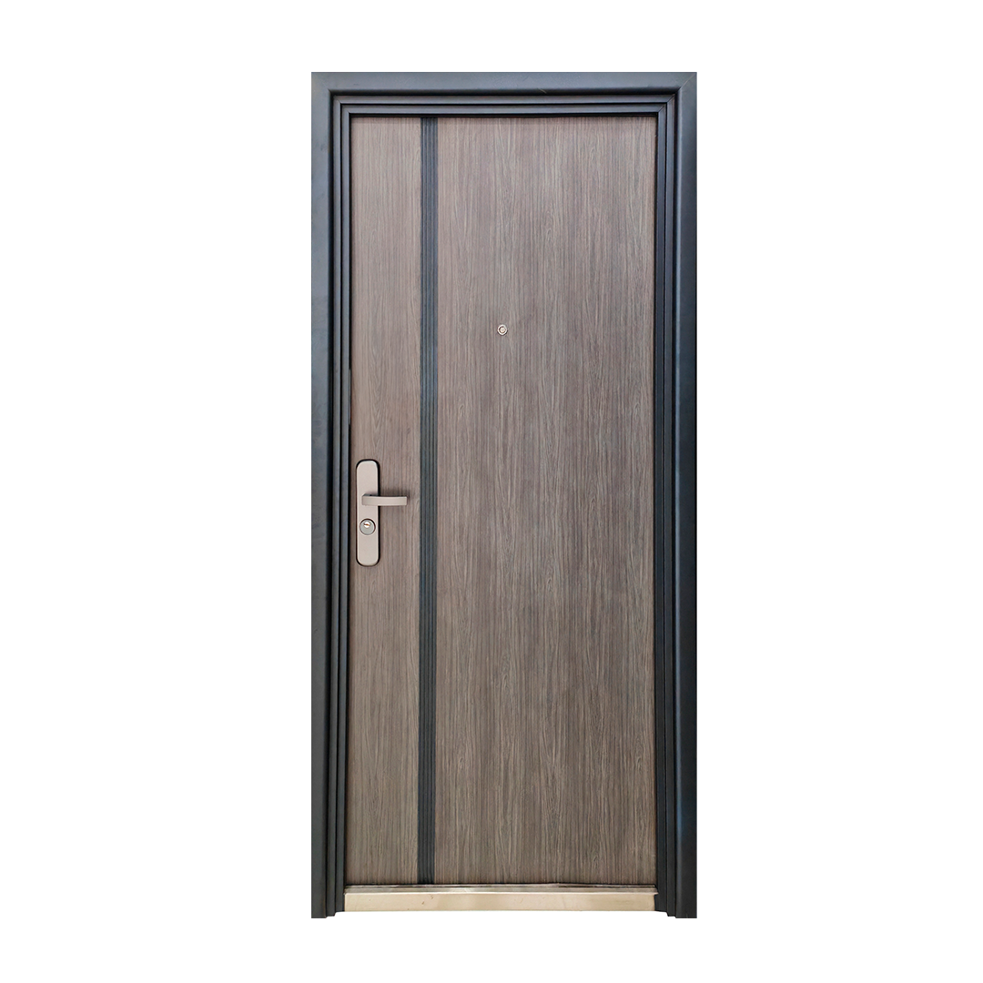 PUERTA DE SEGURIDAD MULTIPUNTOS - 97CM X 213CM X 7CM - MADERA