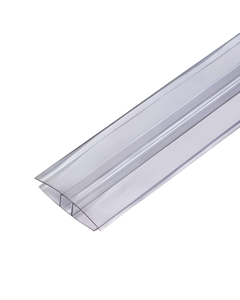 PERFIL DE POLICARBONATO UNIÓN H - 3.05M DE LARGO - TRANSPARENTE