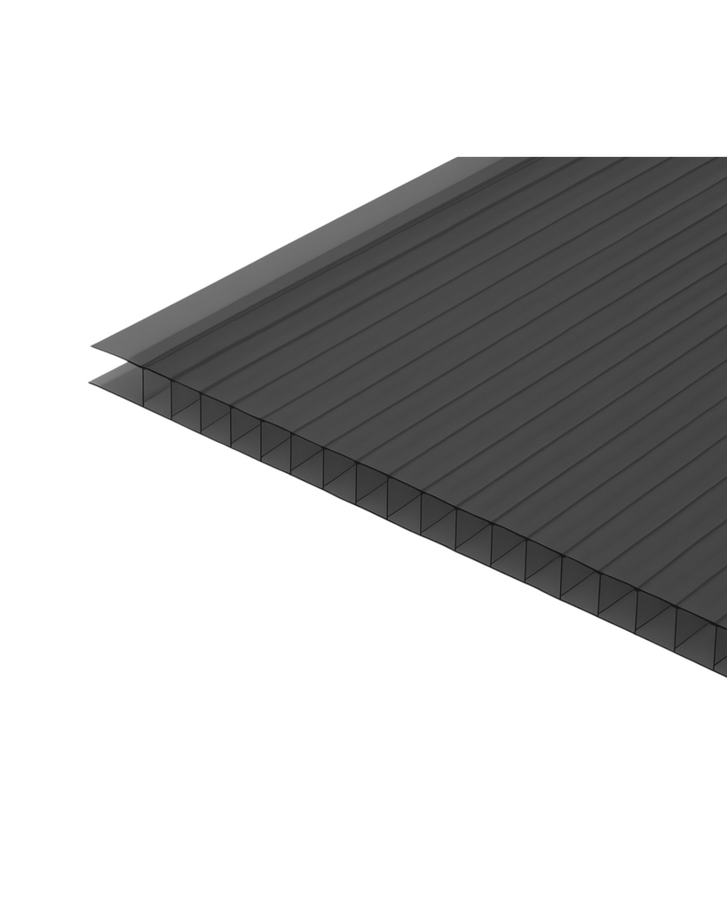 LÁMINA DE POLICARBONATO - 1.22M X 8MM X 3.05M - GRIS