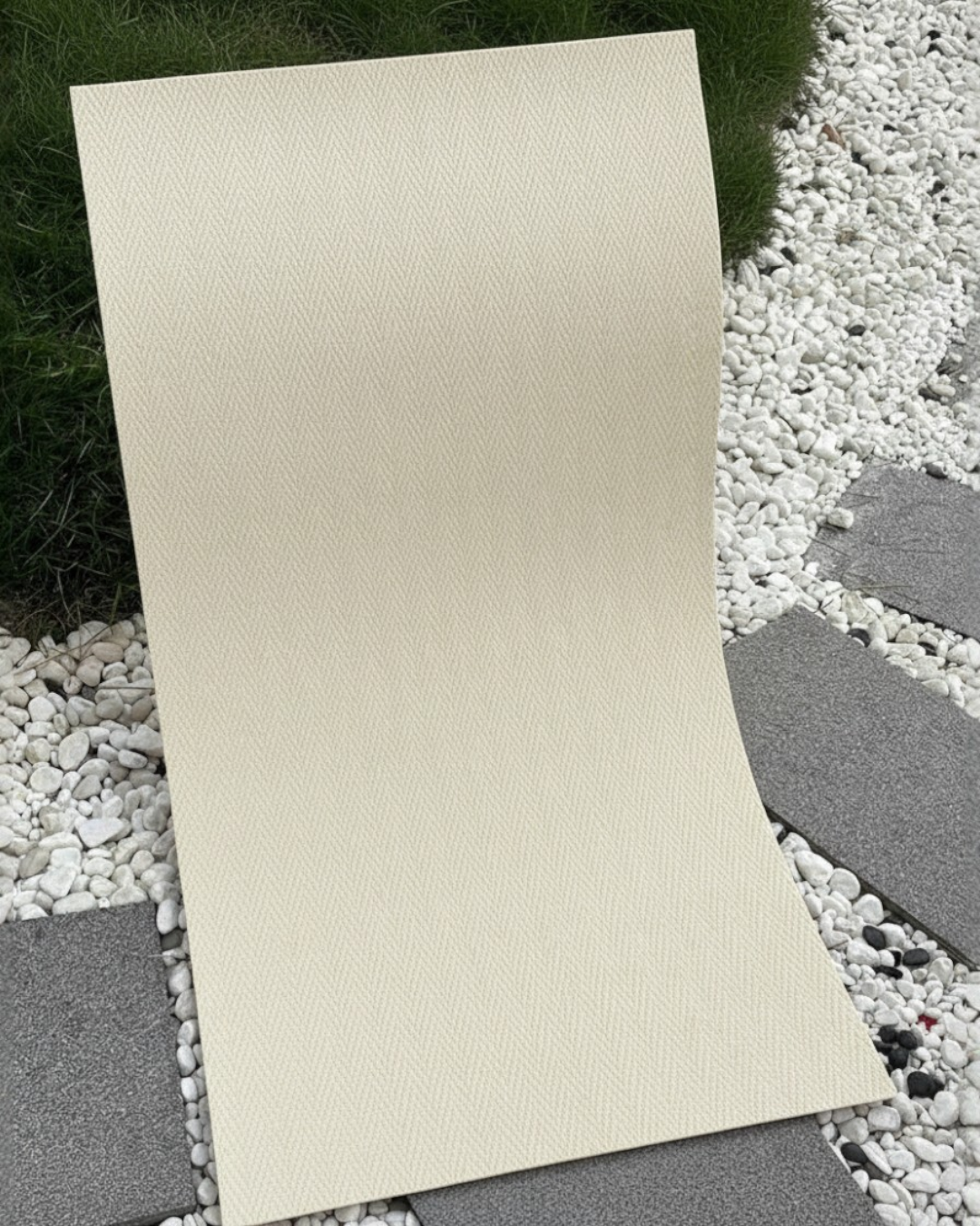 LÁMINA DE PIEDRA FLEXIBLE - CREMA - 1200×600×4.5 MM - 3001