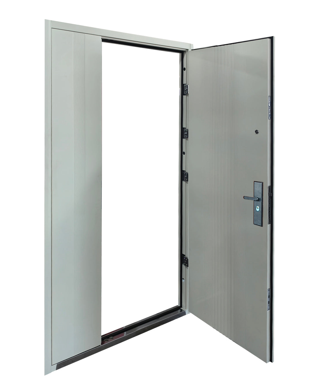 PUERTA DE SEGURIDAD MULTIPUNTOS - 1.20M X 2.15M X 50MM - BLANCO MATE